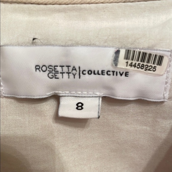 Rosetta Getty Beige Midi Dress with Stitch Detail - Picture 2 of 4